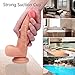 Realistic 360° Whirling Vibration Dildo, Adorime Ultra-Soft Flexible Vibrating Dildo with Wireless Remote, Adult Sex Vibrator Toys with Suction Cup for Women 7 Inch 