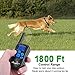 Awaiymi Dog Training Collar with Remote 1800ft [2018 Upgraded] Rechargeable Rainproof Dog Shock Collar with Beep Vibration Shock for Small Medium Large Dogs (1800ft-1)