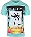 ShirtBANC Mens Graphic Shirt, Stay Cali, Paradise of The Planet, CA Republic