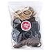 Seamless Cotton Stretch Hair Ties Bands Rope Ponytail Holders Headband No Crease Damage for Thick Heavy and Curly Hair (Neutral Colors)