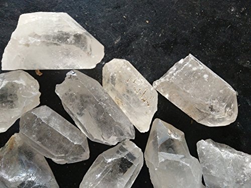 Natural Rough 2 lbs Crystal Quartz Point 2inch Size 20pcs up For Healing and Gift Use