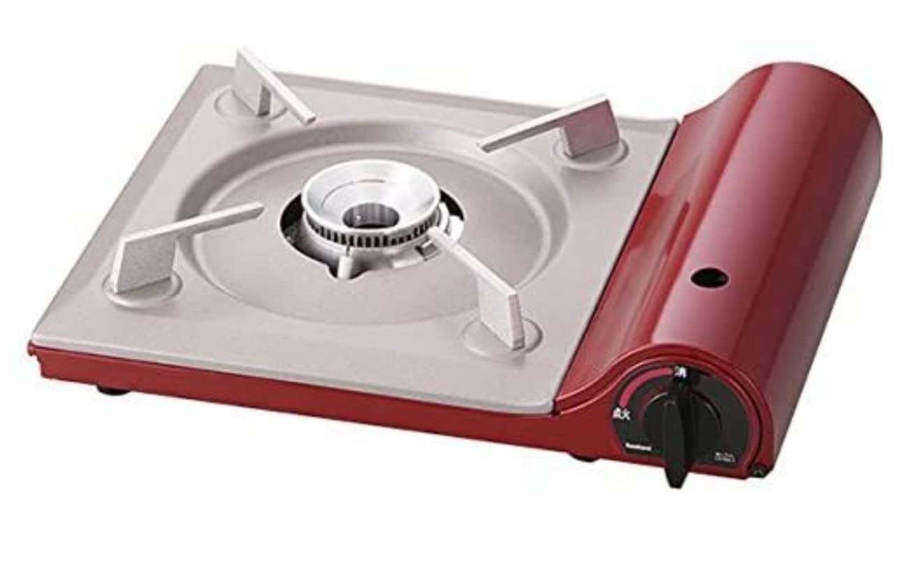 Iwatani Cassette Grill Slim II CB-TAS-1 (Red, Gas, Portable Stove)
