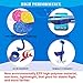 MIMIDOU 2 PCS Slingshot Planes 2 Flight Mode Glider Plane 2 Ways to Play Outdoor for Kids Good styrofoam Airplane as Gift.