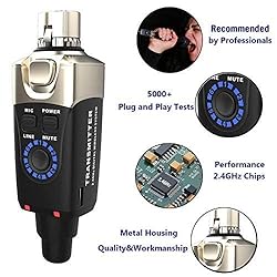 Xvive U3 XLR Microphone Wireless System 2.4GHz