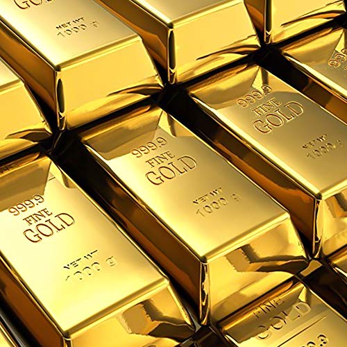 Gold Bullion Door Stopper, Fake Gold Bar Paperweight Shiny Gold Door Stop Heavy Duty Door Wedge for Home Office - Thumbnail 7