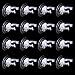 8 Pack Christmas Candle Holder Clamps with Suction Cups - Ideal for Christmas Celebration Candles,Candlesticks Holders for Window Candles