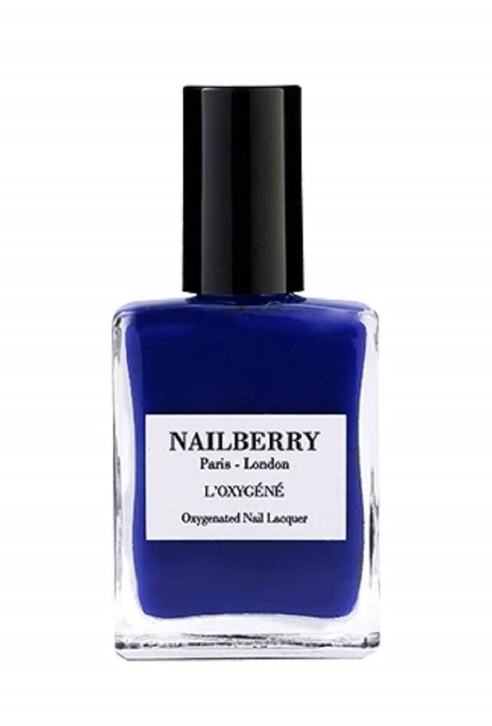 Nailberry L'Oxygéné Oxygenated Nail Lacquer | Maliblue, 15ml | Polish for a Healthier Manicure & Long Lasting Colour | 12-Free, Vegan, Halal, Cruelty & Gluten Free