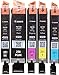 Canon setup  PGI-250 & CLI-251 Colors (CMY) and PGI/CLI Black Ink Cartridges - 5 Pack setup cartridge