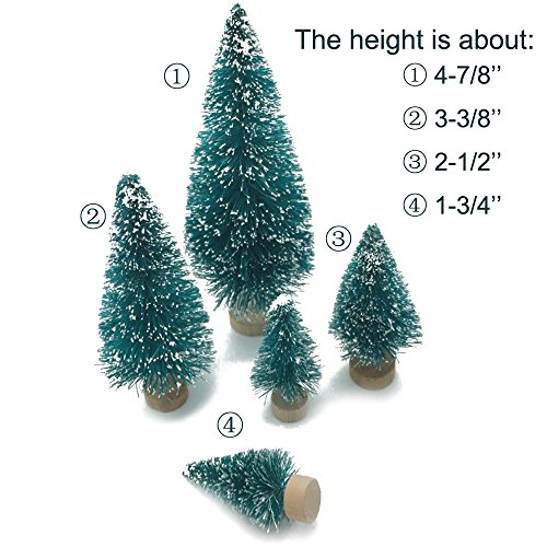 1 Christmas+Tabletop+Decoration+Accessories+Green16PCS