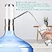 New Water Pump for 5 Gallon Bottle Water Dispensers, Electric Drinking Water Pump with Rechargeable, Portable Automatic Water Bottle Pump for Camping Kitchen Home Office - White