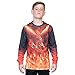 Motocross Off Road Motorcycle Jersey by KO Sports Gear - Red Phoenix Design