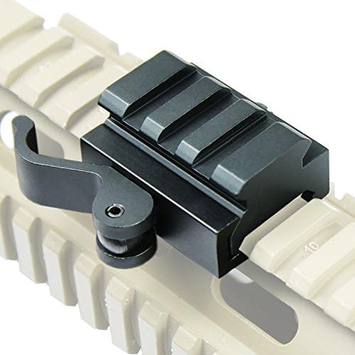 ABeautifulSeller Quick Release Detach 1/2" Mini Riser Scope Sight Mount for Picatinny Rail