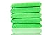 Valiry - Pack of 10 Bamboo Fiber Sponges, Quality Sponges For Light Duty Cleaning, Super Soft, Absorbent Non Scratch Materials, Ideal For Kitchen, Bathroom, Car (Green)