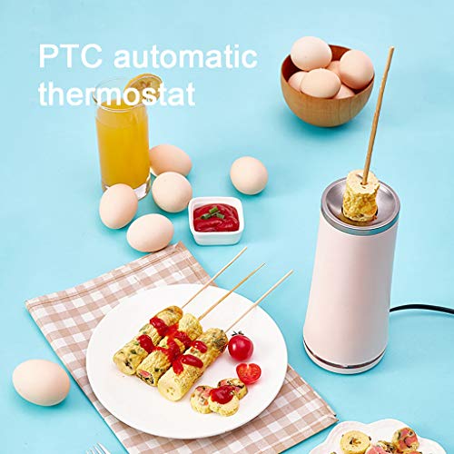 Frühlingsrolle Maker Frühlingsrolle Maschine Vertikale Ei Omelett Haushalt Doppelzylinder Pfannen Automatische Pfannkuchenofen Vertikale Rolle Antihaft Home Cooker DIY MiMiey (Weiß)