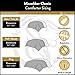 SUPERIOR Classic All-Season Reversible Comforter, Comfy, Fluffy, Cozy, Lightweight, Decorative, Duvet Insert, Plush, Oversized Bedding, Box Quilt Design, 4 Corner Loops, Full/Queen, Ivory