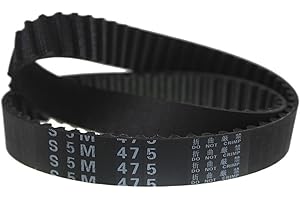 S5M Belt 450/455/475/515/520/525mm Pitch Length Rubber Belts Round 15/20/25mm Belt Width Transmission Belt(S5M515-103T,25mm)