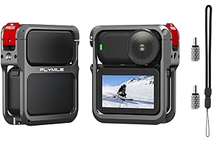 Camera Cage Aluminum Protective Case for DJI OSMO Nano, Expansion Metal Frame with Quick Release Mount Adapter, Cold Shoe Por