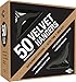 Closet Complete Model_Name.Value Supreme Quality, Heavyweight, 85-gram, Virtually-Unbreakable Velvet, Ultra-Thin, Space Saving, No-Slip Suit Hangers, 360° Spinning Chrome, 50, Black, Count