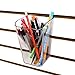 Pen Cup for Pegboard & Slatwall - Acrylic Bucket Bin - 2 Pack