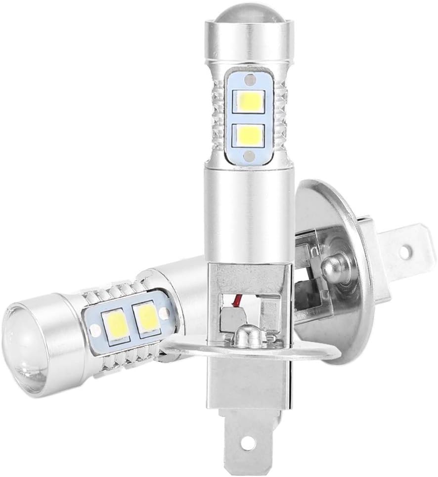 BigKing 2Pcs Headlight Fog Driving Light, H1 6000K 100W LED Headlight Bulbs Kit, Xenon White Headlight - Image 4