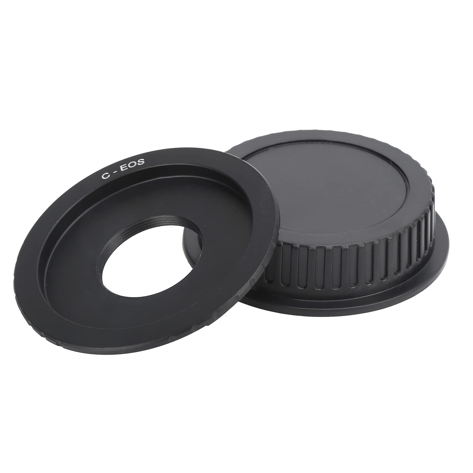 C→EF/EF‑S Lens Adaptor Ring + Back Cap,for C Mount Lens to for Canon EF/EF‑S Camera
