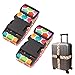 Gutsdoor Adjustable Travel Luggage Straps Suitcase Belt Travel Bag Accessories 1.96 in W x 6.4 ft L (2 Pack)