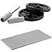 Gold Coast Ab Wheel Roller with Knee Mat - Abdominal, Core and Full Body Strength Exercise Equipment