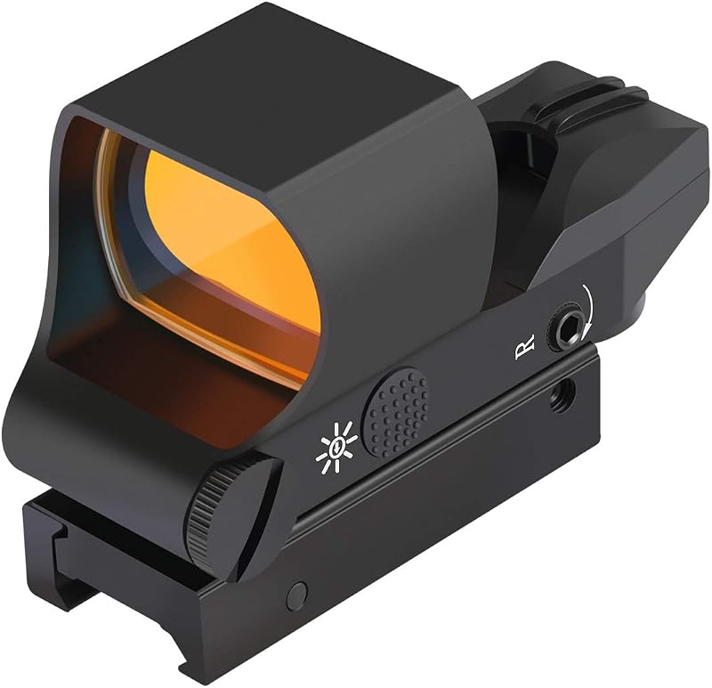 Feyachi RS-30 Reflex Sight 4 Reticles 20mm Picatinny Mount Red Dot