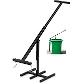 Manual Trash Compactor,Trash Can Compactor,Compacting Trash Can | Compacting Trash Can with Adjutable Handle, Commercial and Outdoor Use, Garbage Compactor Fits 120-660L Waste Bins