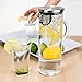 Elegant Chill Glass Carafe Water Pitcher – For The Modern Home - Thin, Functional Scandinavian Design – Premium Quality Borosilicate Glass – Stainless Steel Lid – 1300ml/44oz.