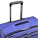 Delsey Luggage Cruise Lite Soft, Large Checked Luggage, Lightweight Spinner Suitcase, Blue