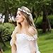Valdler Flower Headband Crown for Wedding Festivals (Style022IV)