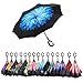 AWEOODS Double Layer Inverted Umbrella Cars Reversible Umbrella (Blue Daisy)
