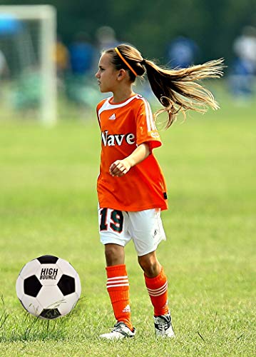 High Bounce Traditional Soccer Ball official size set of 2 including Pump & needles