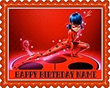 Miraculous Ladybug Wiki (1) - Edible Cake Topper - 7.5