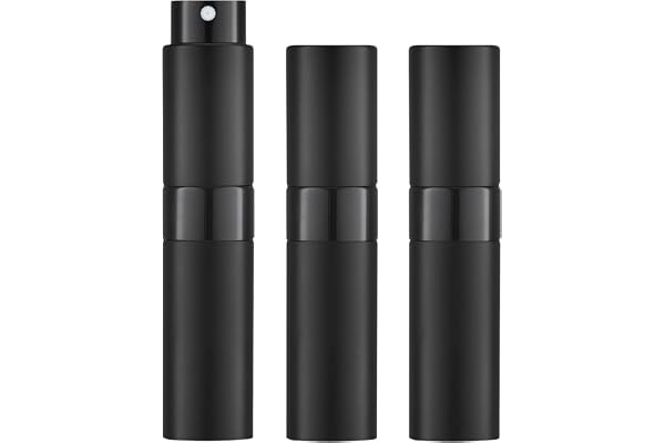 Lisapack Perfume Travel Spray Bottles - 8ml Mini Cologne Refillable Atomizer Decanter for Men - Small Size Travel Essentials