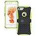 iPhone 8 Case, iPhone 7 Case Protective Cases (iPhone7 & iPhone8) Tough Rugged Shockproof Armorbox Dual Layer Hybrid Hard/Soft Slim Armor Phone Cover Case by Cable and Case - Green Armor Case