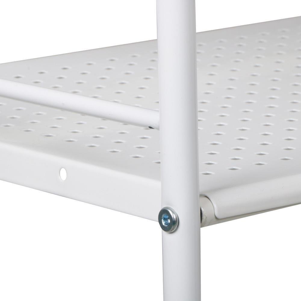 World Pride Rolling Salon Trolley Cart, 3 Tier, White: Beauty