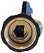 World’s Best Garden Hose Heavy-Duty Solid Brass Angle Water Shut-Off Valve