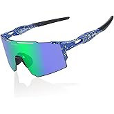 EXP VISION Polarized Cycling Glasses, UV 400 Sports Sunglasses Biking Goggles Running Hiking Golf Fishing Driving