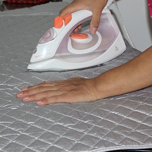 USONG 48 x 85cm Portable Home Travel Folding Pure Cotton Magnetic Iron Ironing Heat-resistant Board Mat Pad