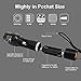 HDS-TEK T6 LED Flashlights Ultra Bright Water Resistant 5 Modes Zoomable Tactical Torches (2 Piece)