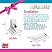 Premium - 8 Locks & 3 Keys Drill-Free 3M-Adhesive Magnetic Safety Cabinet & Drawer Locks for Baby Proofing - from Keen Baby