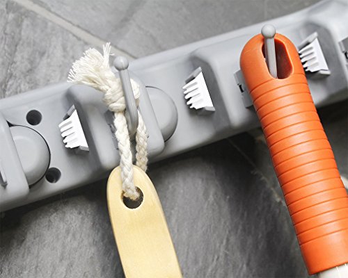 image for Juvale Mop and Broom Holder - Garden Tool Organizer, Garage Organizer 