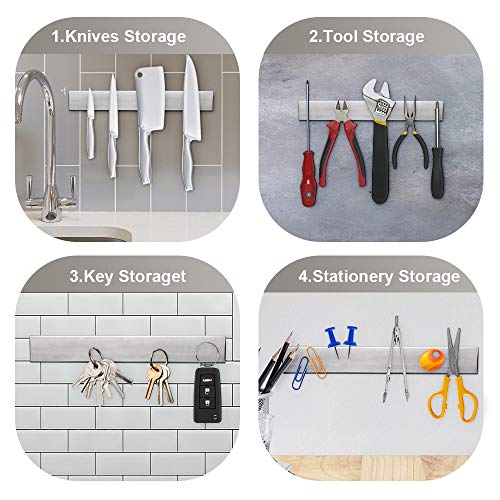 2 Magnetic+Stainless+Space+Saving+Powerful+Organizer