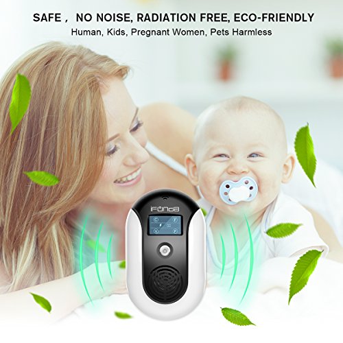 Mosquito Repellent, Electronic Ultrasonic Pest Repeller Variable Frequency Mouse Pest Repellent Effective Indoor Home Plug-in Bug Repellent Pest Control for Wasp Squirrel Roach Rodent Bedbug