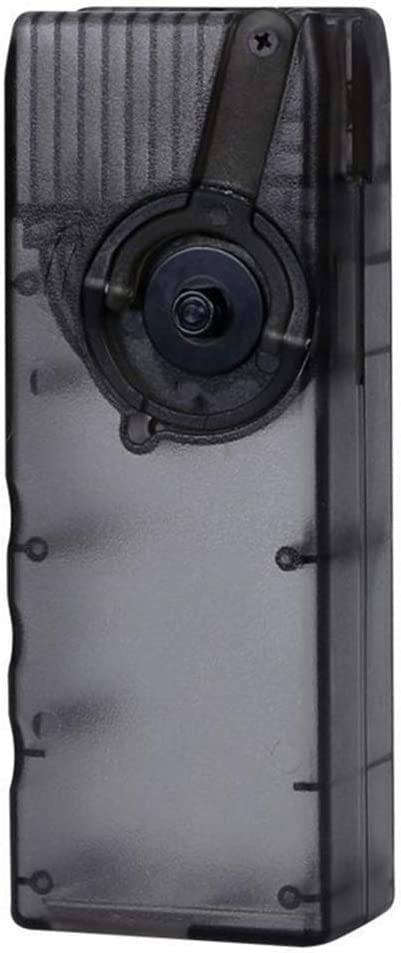 Zhongren Airsoft Speed Loader Tactical M4 Hand Crank Magazine Fast Quick Loader Capacity 6MM 1000 Rounds (Transparent Black)