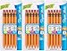 Paper Mate Mates Mechanical Pencils, Yellow Barrel; 1.3mm HB 2 Lead; Smudge Resistant Eraser; Triangular Barrel Design; 3 Blister Packs with 5 Each for a Total of 15 Mechanical Pens (1862167)