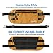MUCO Travel Money Belt Hidden Passport Holder RFID Blocking Travel Wallet Belt Men and Women