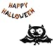 45 Pack Halloween Balloons Set Bat Tassels Inflatable Happy Halloween Swirl Ceiling Hanging Decorations Party Favors Supplies